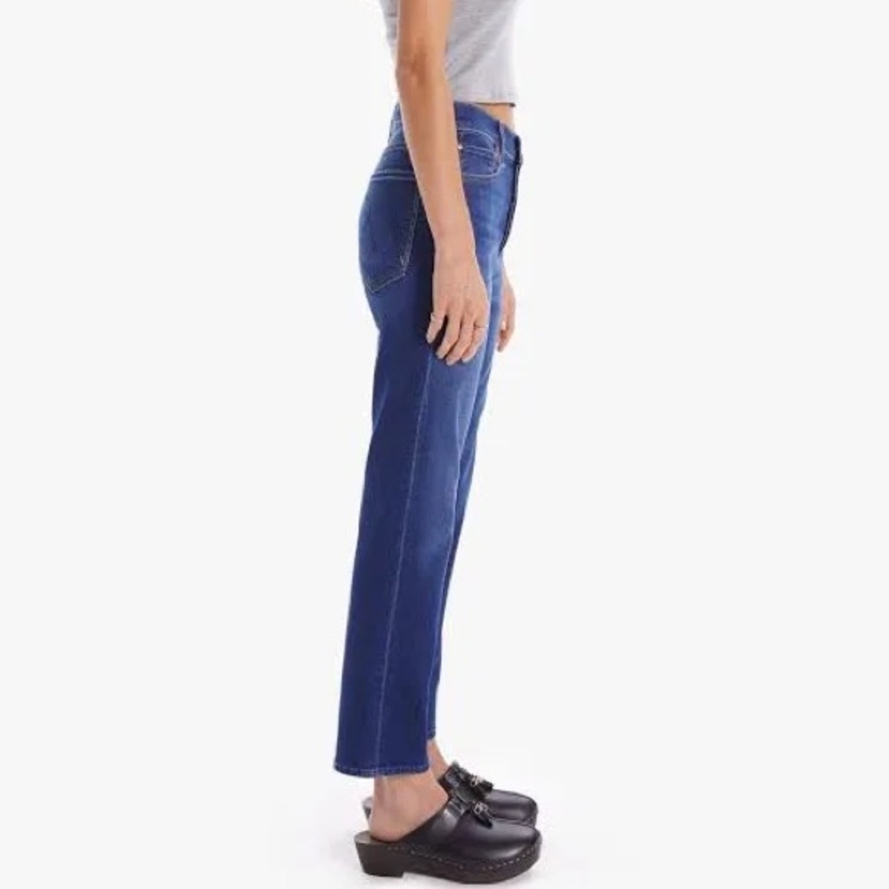 Mother Denim The Tomcat ‘Snipped In The Bud’ Dark Blue size 30